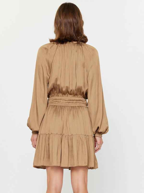 Studded Detail Mini Dress