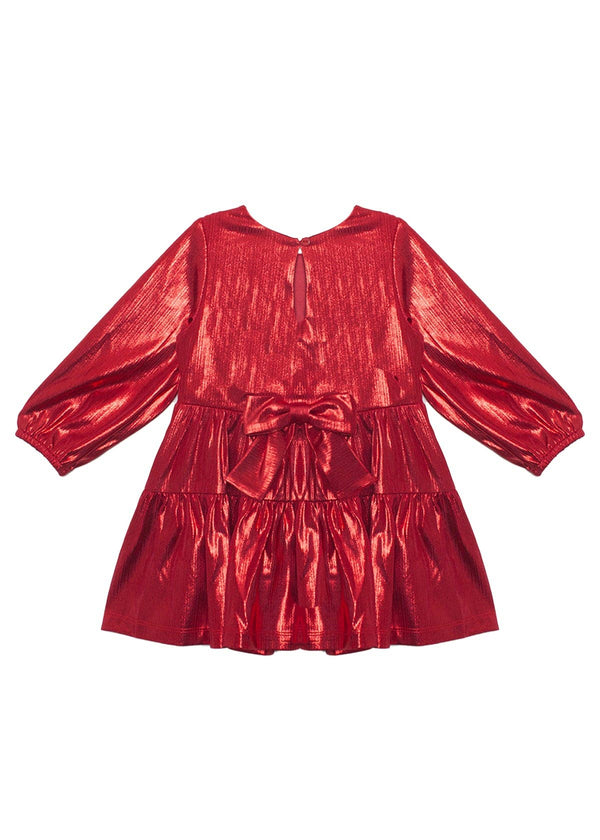 Ruby Red Teired Dress