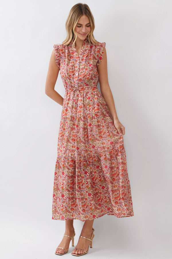 Floral Tiered Maxi Dress