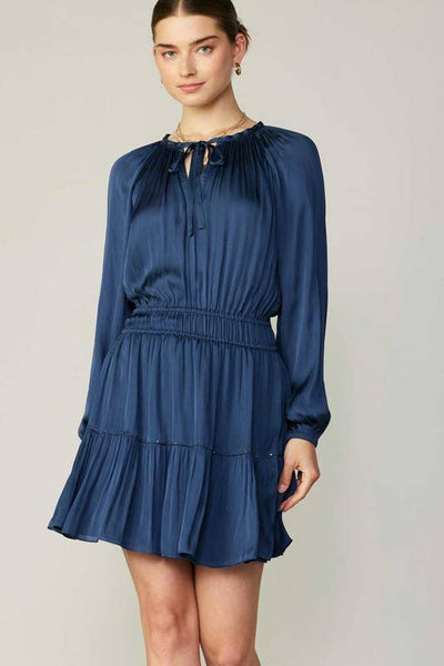 Studded Detail Mini Dress