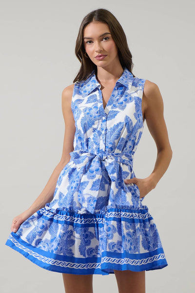 Rency Floral Zady Sleeveless Mini Dress