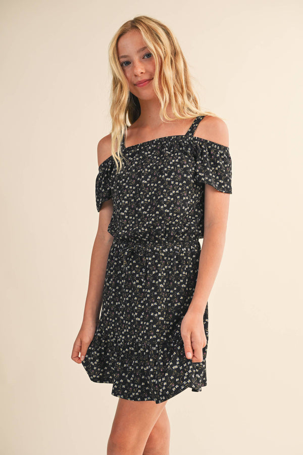Girls Off the Shoulder Skirt Set