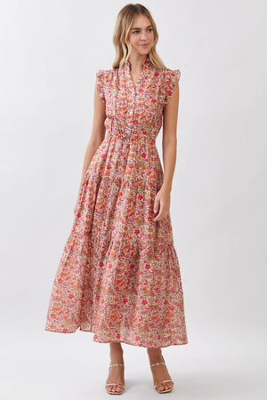 Floral Tiered Maxi Dress
