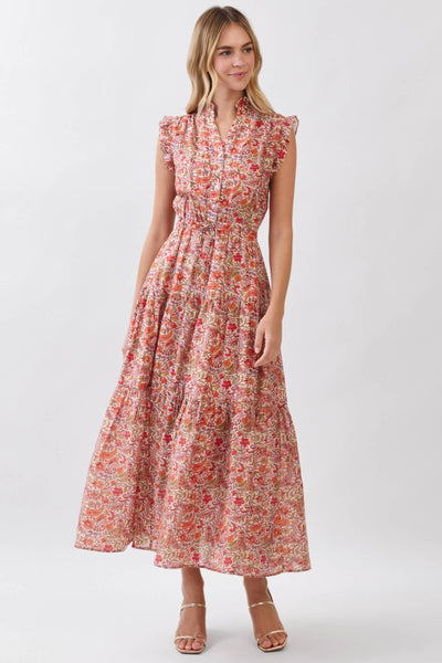 Floral Tiered Maxi Dress