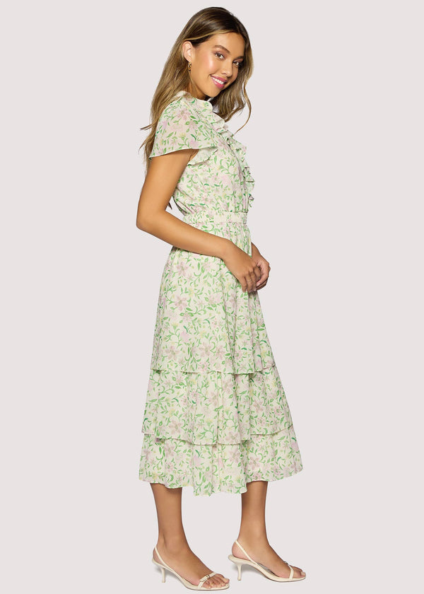 Wisteria Muse Midi Dress