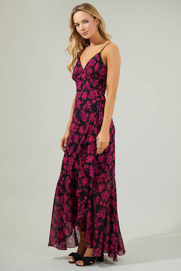 Doris Ruffle Maxi Dress