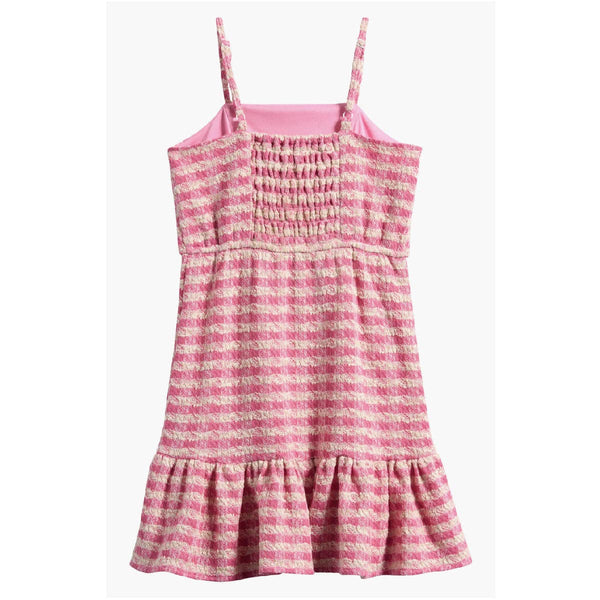Tween Ruffle Bouclé Party Dress
