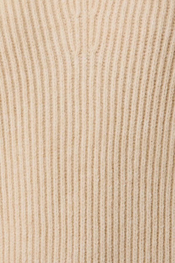 MOCK NECK COZY SWEATER DRESS