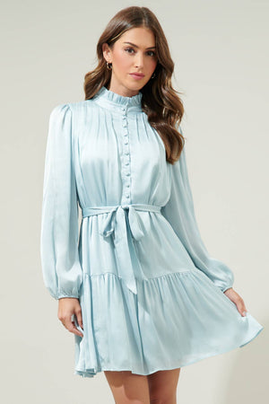 Harmony Groover Button Up Mini Dress