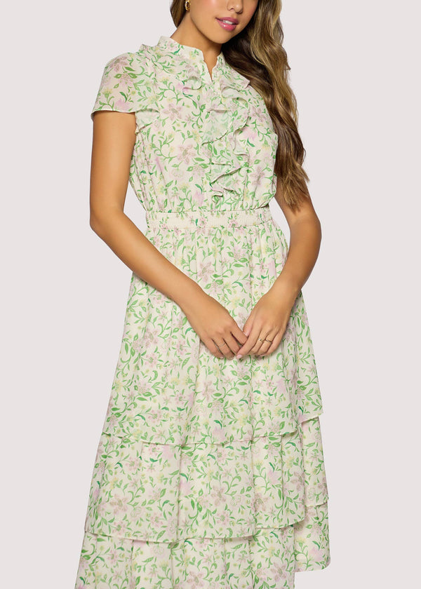 Wisteria Muse Midi Dress