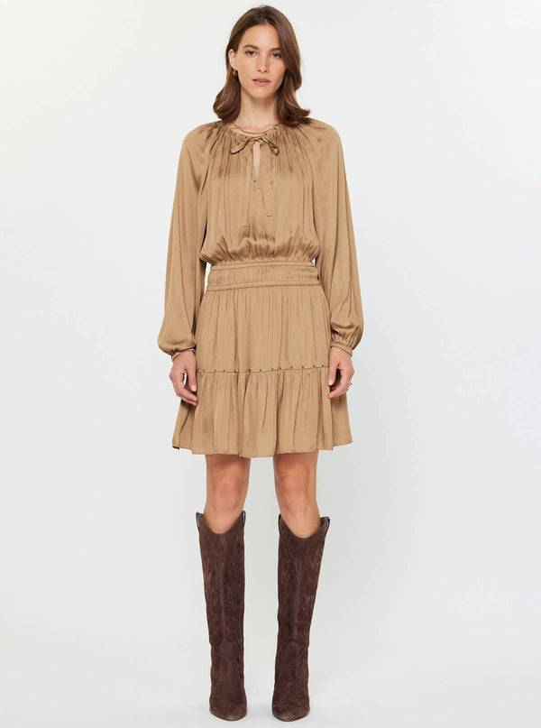 Studded Detail Mini Dress